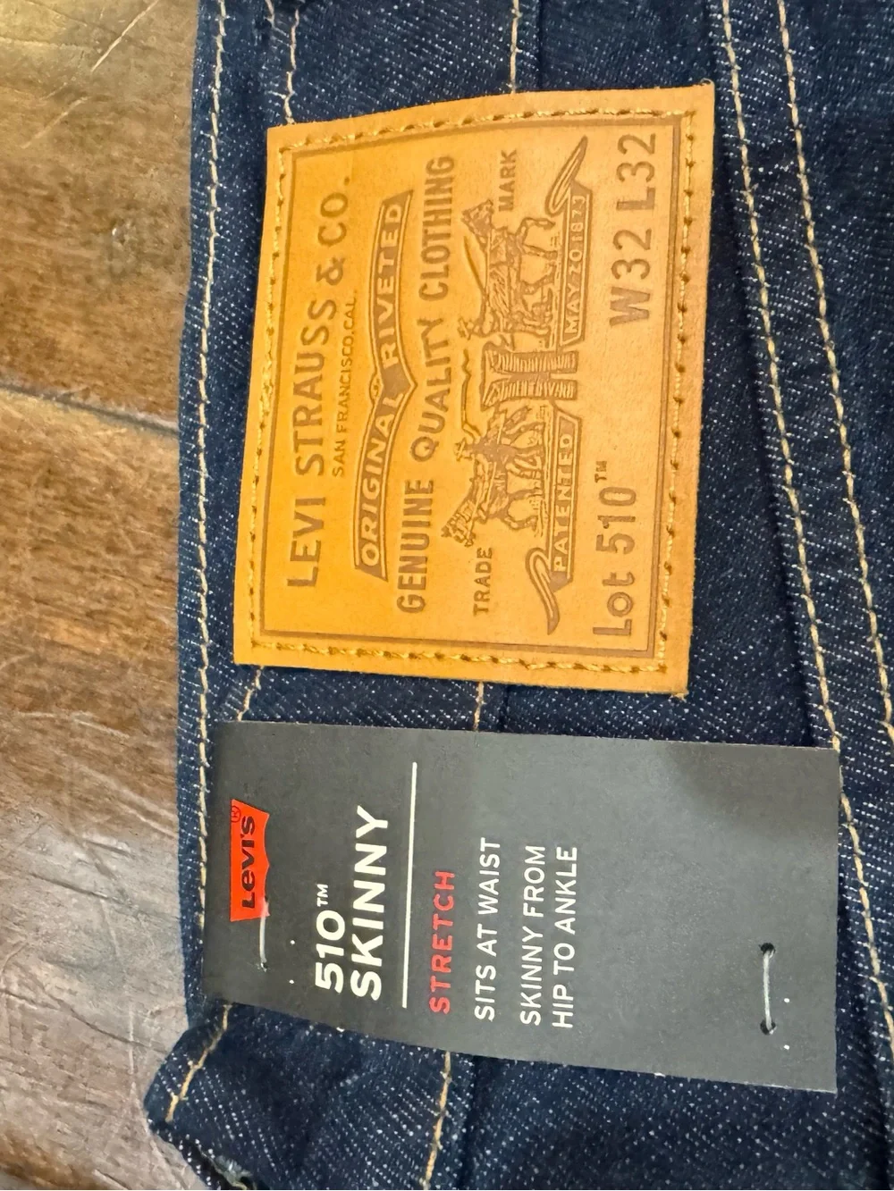 Levi’s 510 big E all the way skinny NWT 32x32